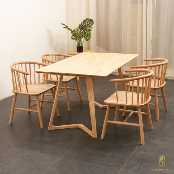 Bàn Ghế Gỗ Cà Phê Mẫu 05